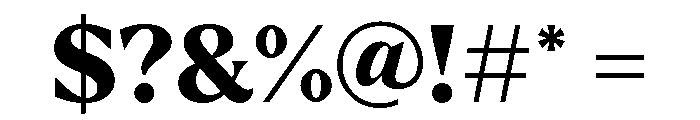 Larken Extra Bold Font OTHER CHARS