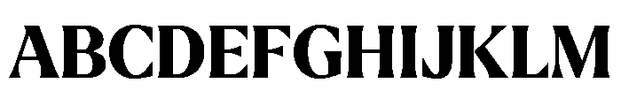 Larken Extra Bold Font UPPERCASE