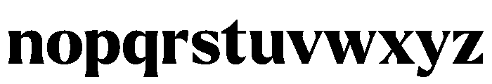 Larken Extra Bold Font LOWERCASE