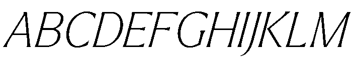 Larken Italic Font UPPERCASE