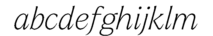 Larken Italic FONT