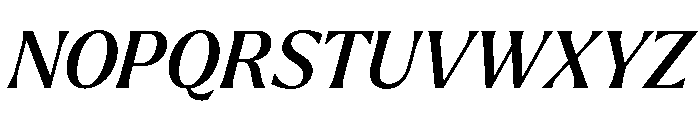 Larken Medium Italic Font UPPERCASE