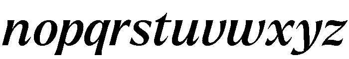 Larken Medium Italic Font LOWERCASE