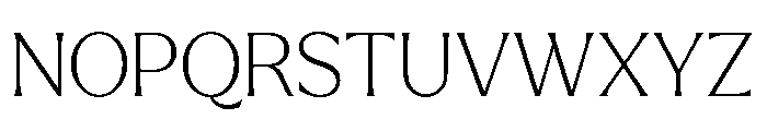 Larken Thin Font UPPERCASE