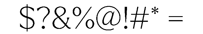 Larken Font OTHER CHARS