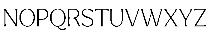 Larken Font UPPERCASE