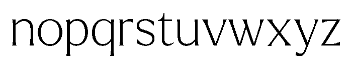 Larken Font LOWERCASE