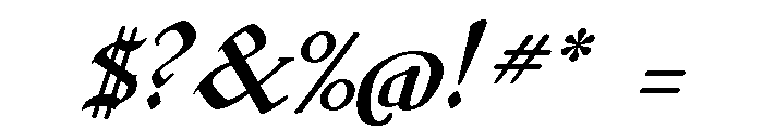 Larkin Regular Font OTHER CHARS