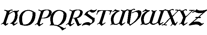 Larkin Regular Font UPPERCASE