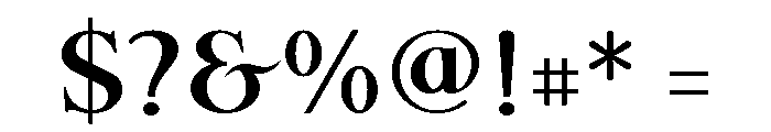 Late November Bold Font OTHER CHARS