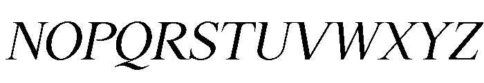 Late November Regular Italic Font UPPERCASE
