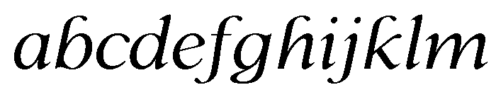 Late November Regular Italic FONT