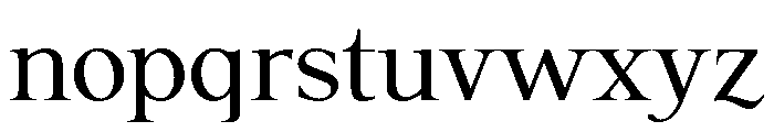 Late November Regular Font LOWERCASE