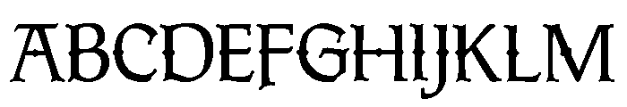 Latimer Regular Font UPPERCASE