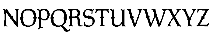 Latimer Regular Font UPPERCASE