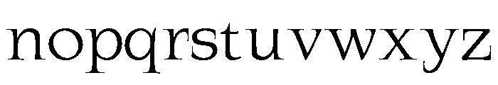 Latina Regular Font LOWERCASE