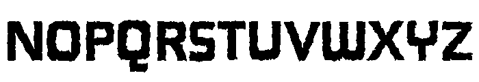 Lavaman Regular Font UPPERCASE