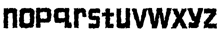 Lavaman Regular Font LOWERCASE