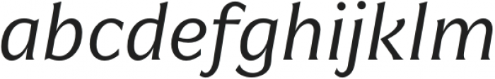 LC Gianluca Regular Italic otf (400) Font LOWERCASE