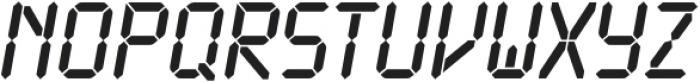 LCD ttf (400) Font LOWERCASE