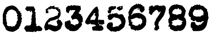 L.C. Smith 5 typewriter Font OTHER CHARS