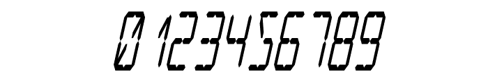 LCD Display: 14 Segment (Italic Condensed) Font OTHER CHARS