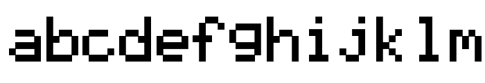 LCD Solid 1.12 Font LOWERCASE