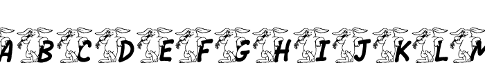 LCR Bunny Brunch Font LOWERCASE