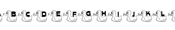 LCR Just Duckie Font LOWERCASE