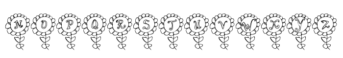 LCR Shelbys Flower Font LOWERCASE