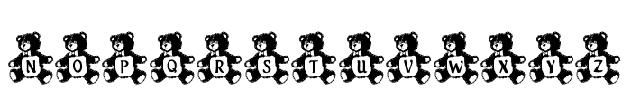 LCR Teddy Tyme Font UPPERCASE