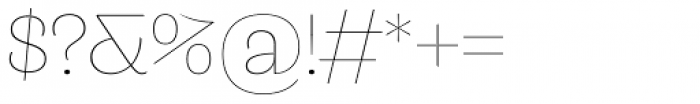 LC Merkén Thin Font OTHER CHARS