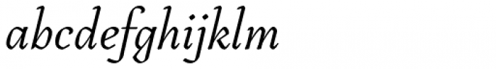 LC Tejuela Regular Italic Font LOWERCASE