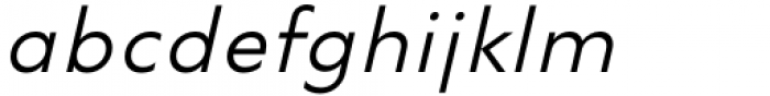 LC Trinidad Regular Oblique Font LOWERCASE