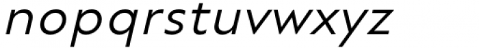 LC Trinidad Regular Oblique Font LOWERCASE
