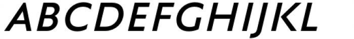 LC Trinidad SemiBold Oblique Font UPPERCASE