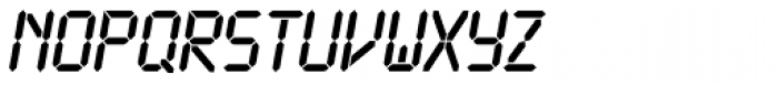 LCD SH Italic Font UPPERCASE