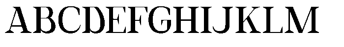 Lchika Font UPPERCASE