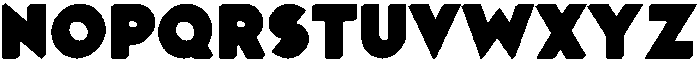 LD-Anaglyph Black-Blue Type 4 otf (900) Font LOWERCASE