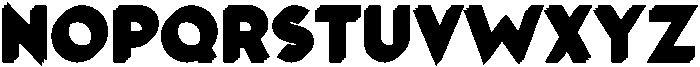 LD-Anaglyph Black-Green Type 3 otf (900) Font LOWERCASE
