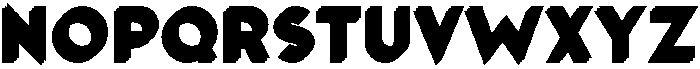 LD-Anaglyph Black Type 3 otf (900) Font UPPERCASE