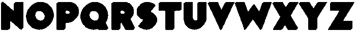 LD-Anaglyph White-Blue Type 4 otf (400) Font LOWERCASE