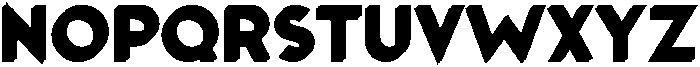 LD-Anaglyph White-Green Type 2 otf (400) Font UPPERCASE