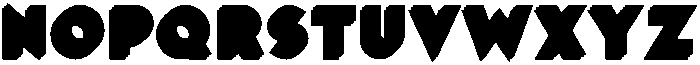 LD-Anaglyph White-Green Type 6 otf (400) Font UPPERCASE