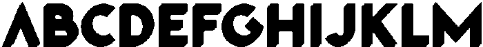 LD-Anaglyph White Type 2 otf (400) Font UPPERCASE