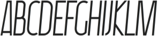 LD-Longtype Thin Italic otf (100) Font UPPERCASE