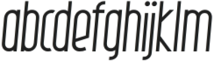 LD-Longtype Thin Italic otf (100) Font LOWERCASE