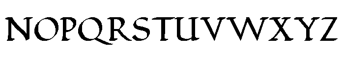 LDR Bracciolini Font UPPERCASE