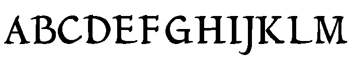 LDR Siniscalchi Font UPPERCASE