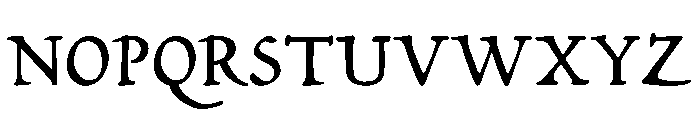 LDR Siniscalchi Font UPPERCASE